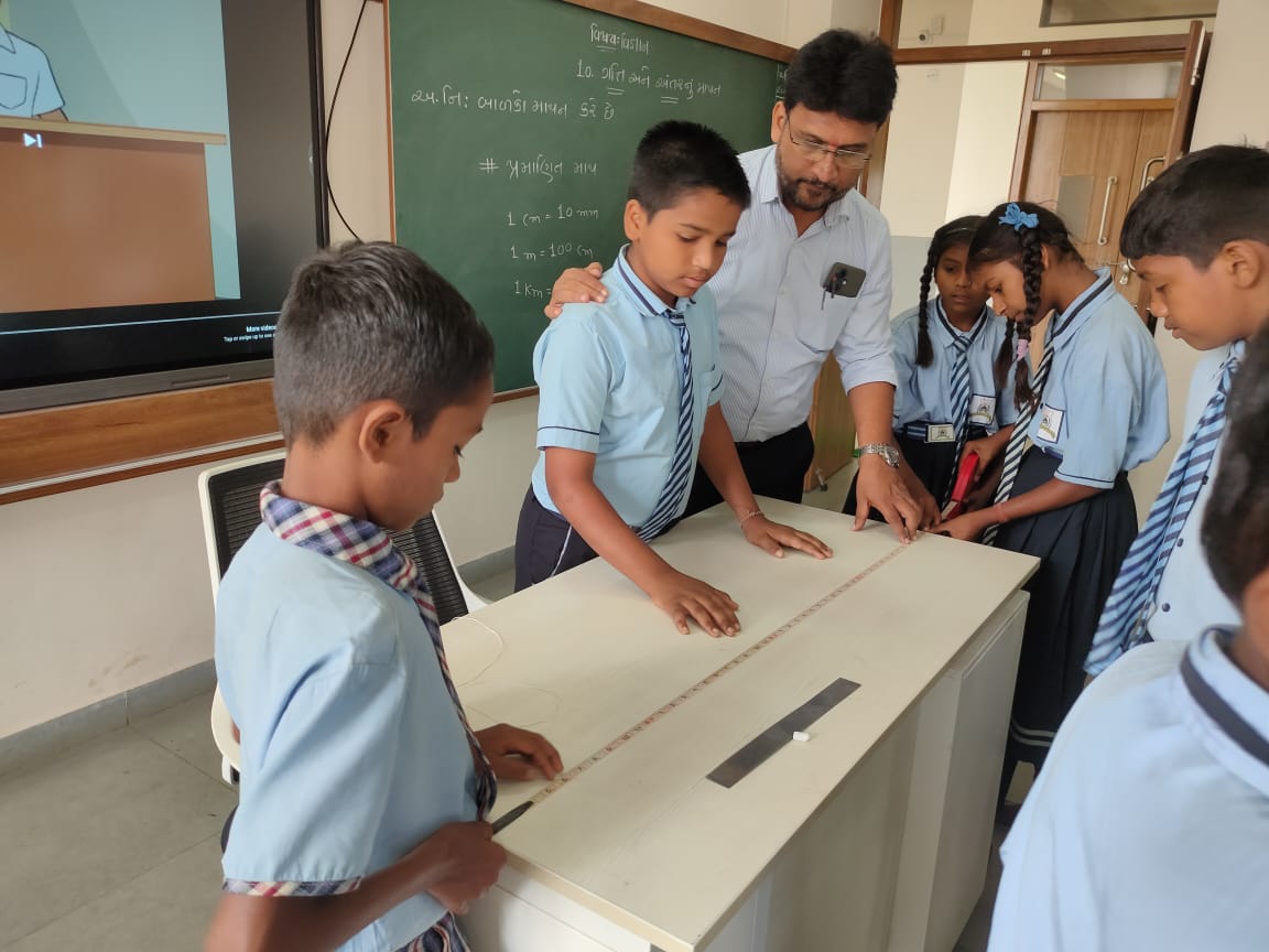 Children engaged in meaningful classroom activity
